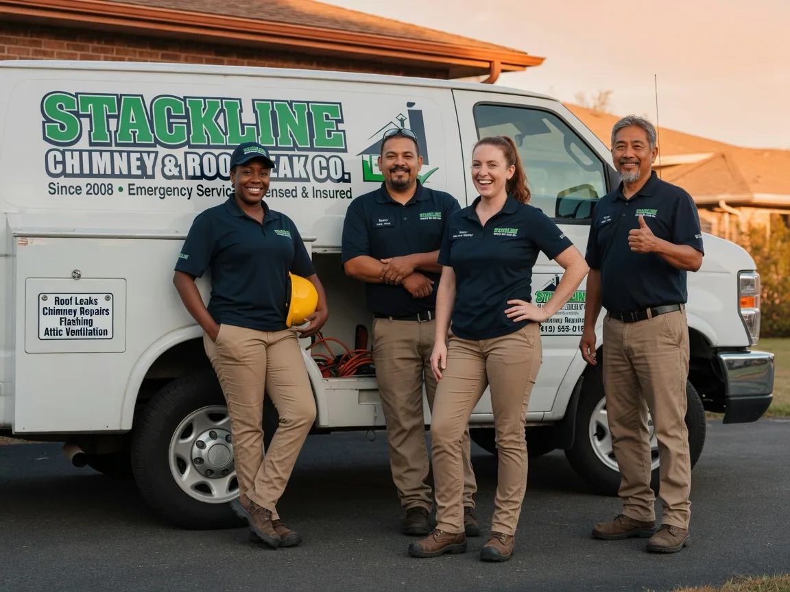 Chimney flashing repair company in Lusby, MD